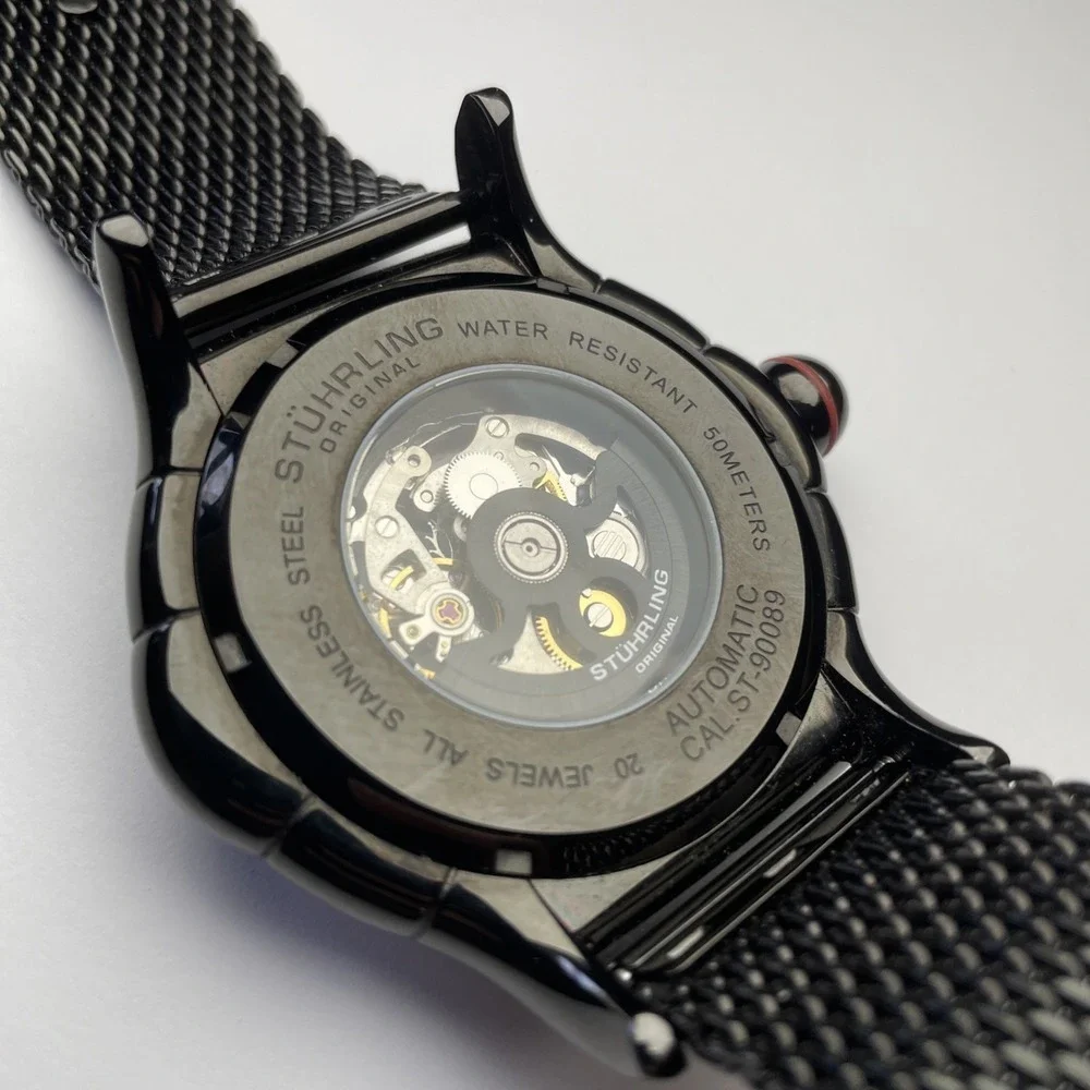 Stuhrling Original Automatic Watch With Steel Mesh Band 53mm